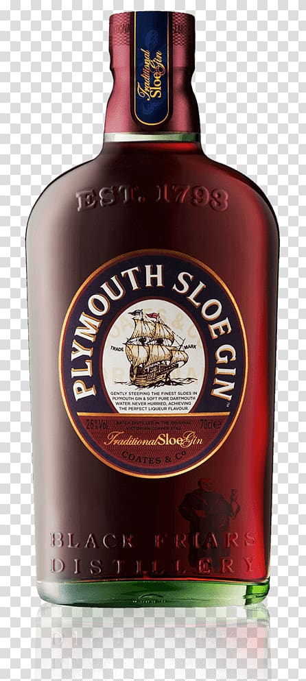 Plymouth Gin Distillery Sloe gin Distilled beverage, gin fizz transparent background PNG clipart