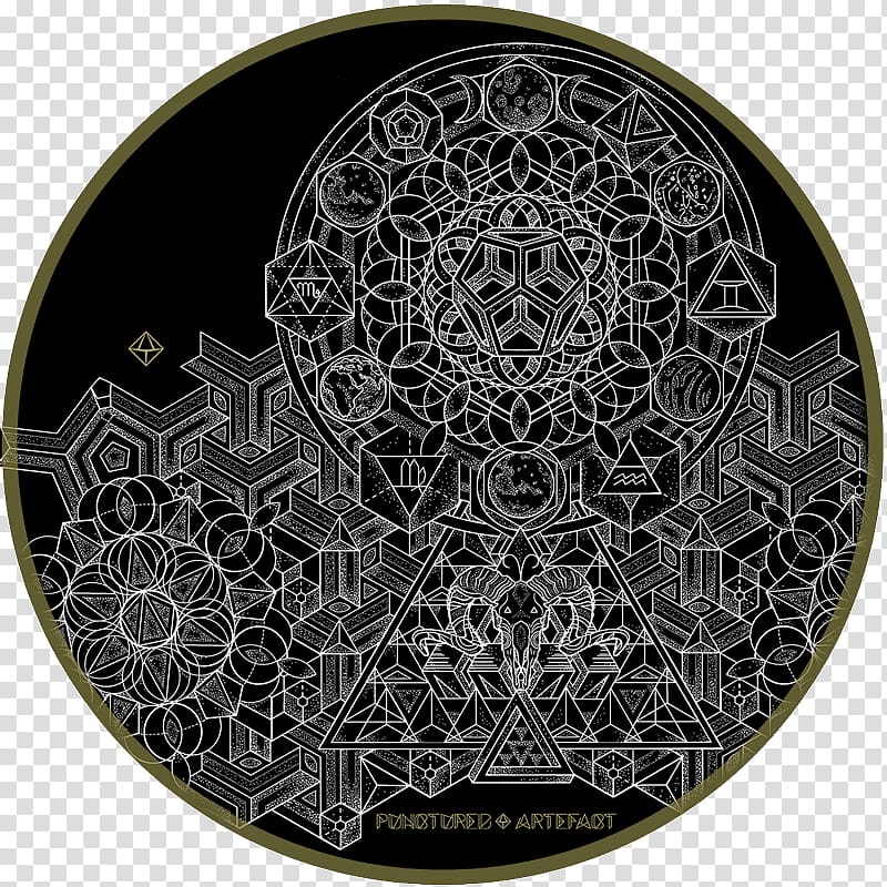Owl Circle Sacred geometry Platonic solid, owl transparent background PNG clipart