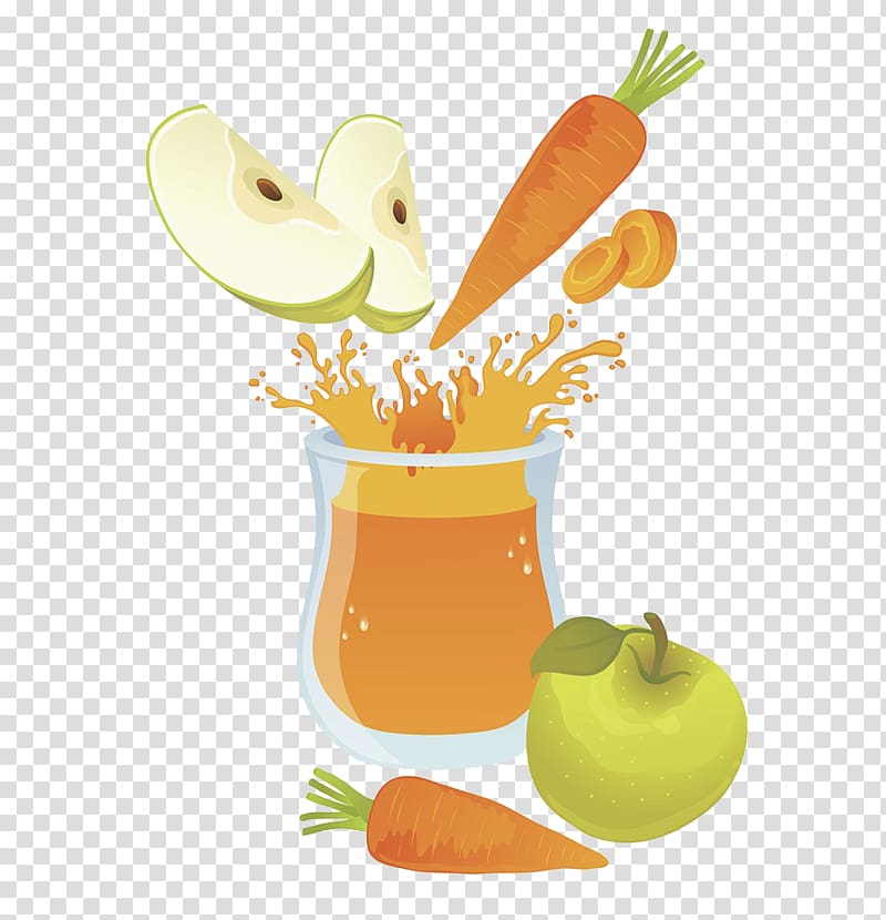 Apple juice Carrot Fruit, Carrot apple juice transparent background PNG clipart