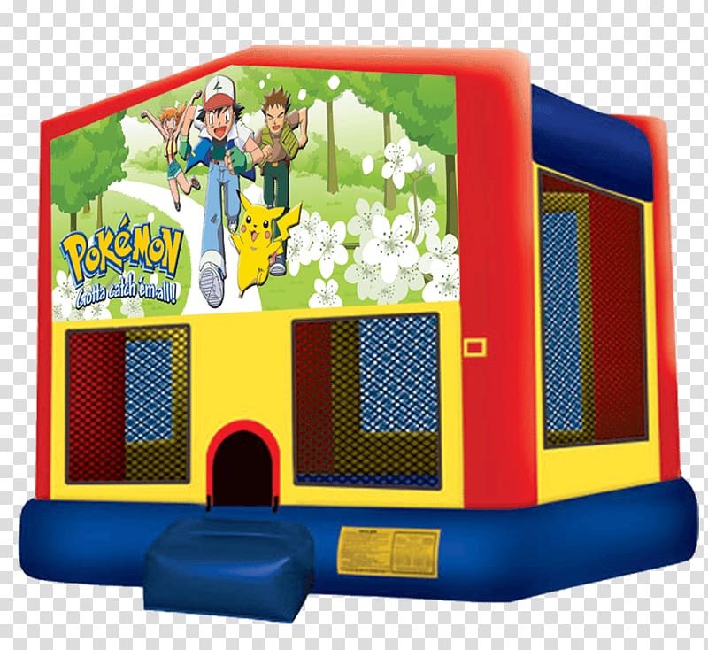 Inflatable Bouncers House Playground slide Renting, house transparent background PNG clipart