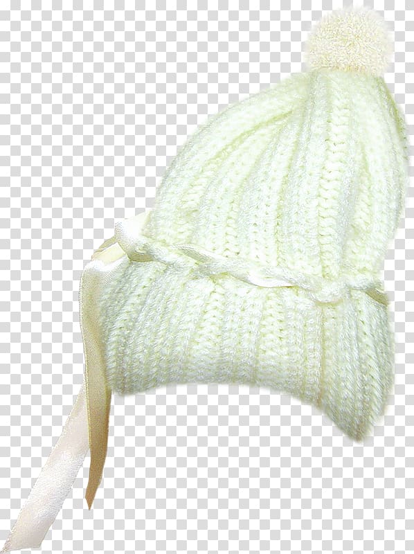 White hat Beanie, White hat transparent background PNG clipart