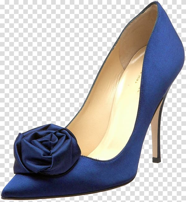 Shoe High-heeled footwear Navy blue u30a6u30a7u30c7u30a3u30f3u30b0u30b7u30e5u30fcu30ba Bride, blue high heels transparent background PNG clipart