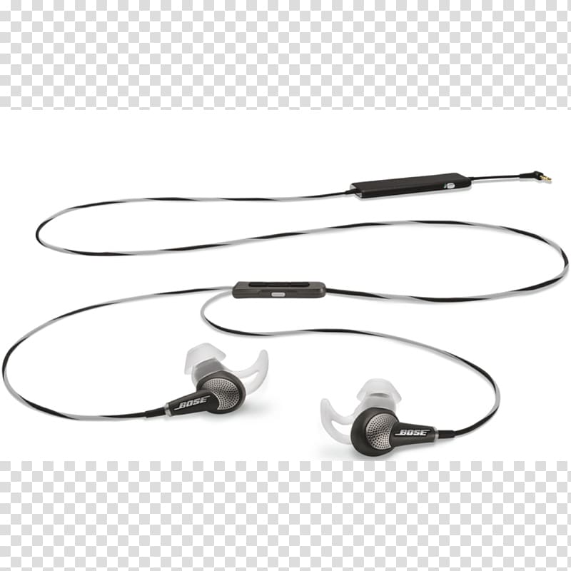 Bose QuietComfort 20 Noise-cancelling headphones Bose Corporation Active noise control, headphones transparent background PNG clipart