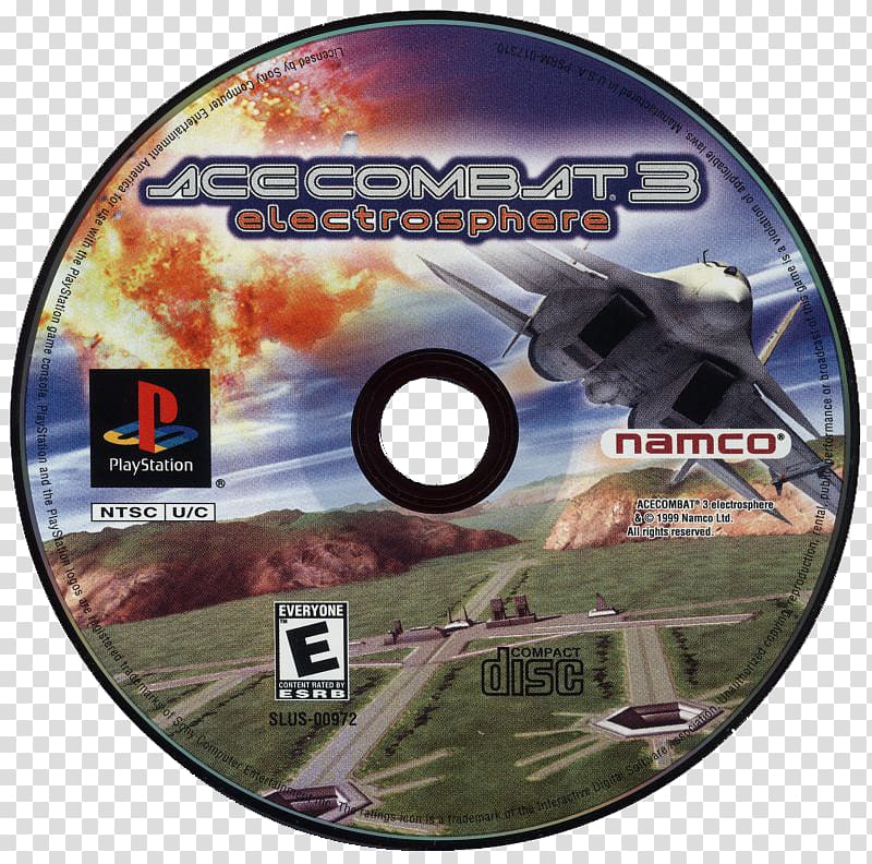 Ace Combat 3: Electrosphere PlayStation Compact disc Game Product, playstation transparent background PNG clipart