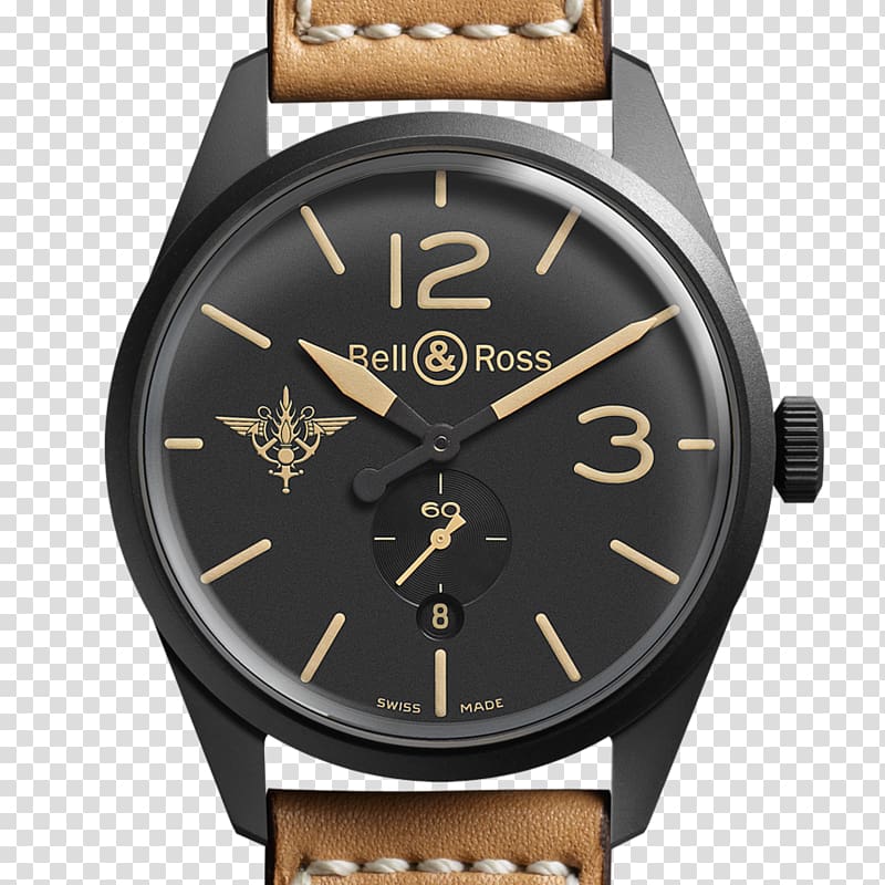 Bell & Ross, Inc. Watch strap Automatic watch, watch transparent background PNG clipart