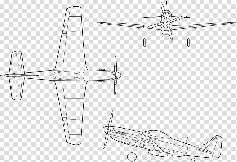 North American P-51 Mustang Ford Mustang Airplane Drawing United States, airplane transparent background PNG clipart