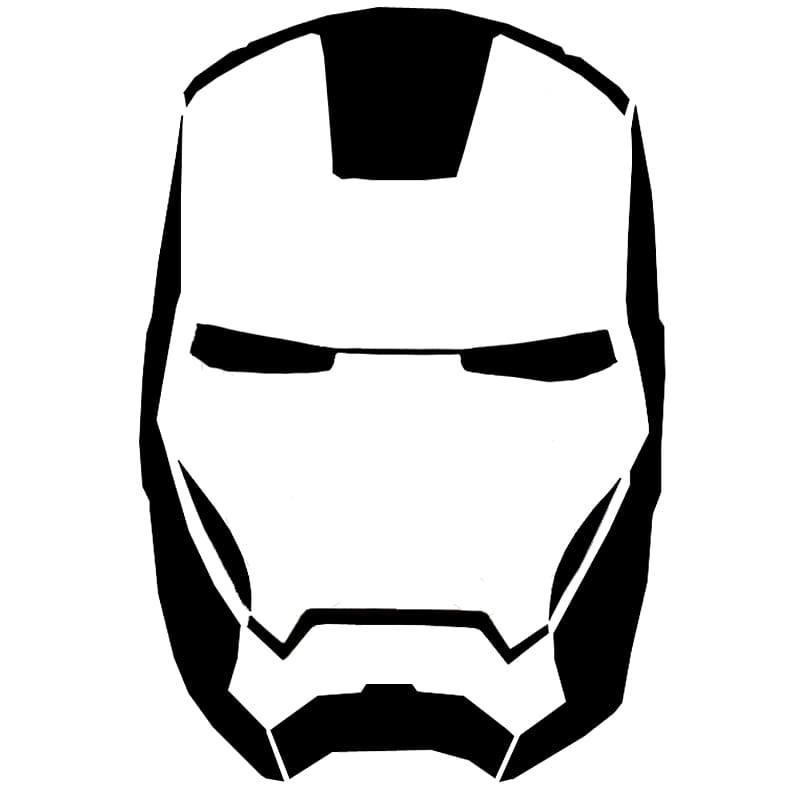 Iron Man Star-Lord Stencil Mask , Fat Head transparent background PNG clipart
