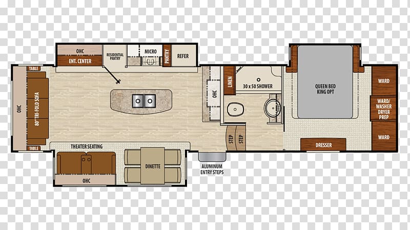 Campervans Fifth wheel coupling Forest River Caravan Price, furniture floor plan transparent background PNG clipart