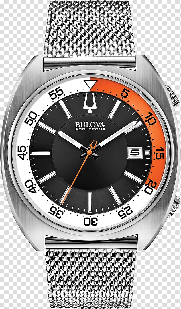Bulova Tuning Fork Watches Chronograph Quartz clock, watch transparent background PNG clipart