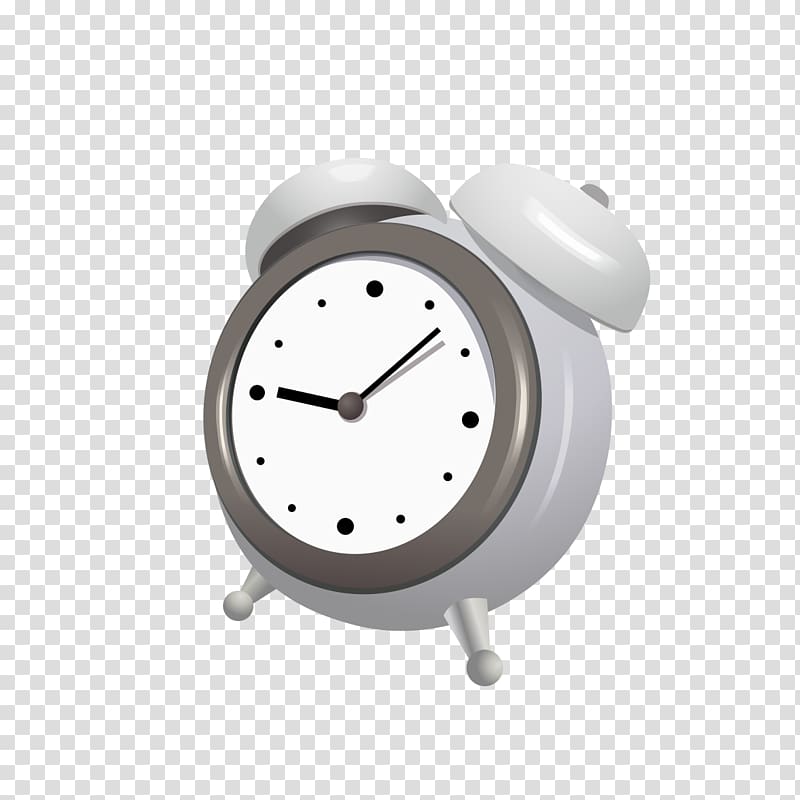 Alarm clock Black and white, Alarm pattern of black and white transparent background PNG clipart