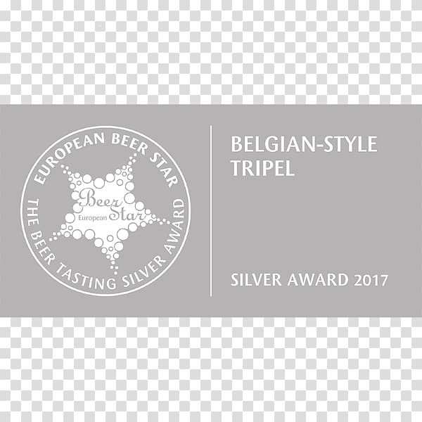 Tripel Belgian cuisine Brand Logo Font, silver transparent background PNG clipart
