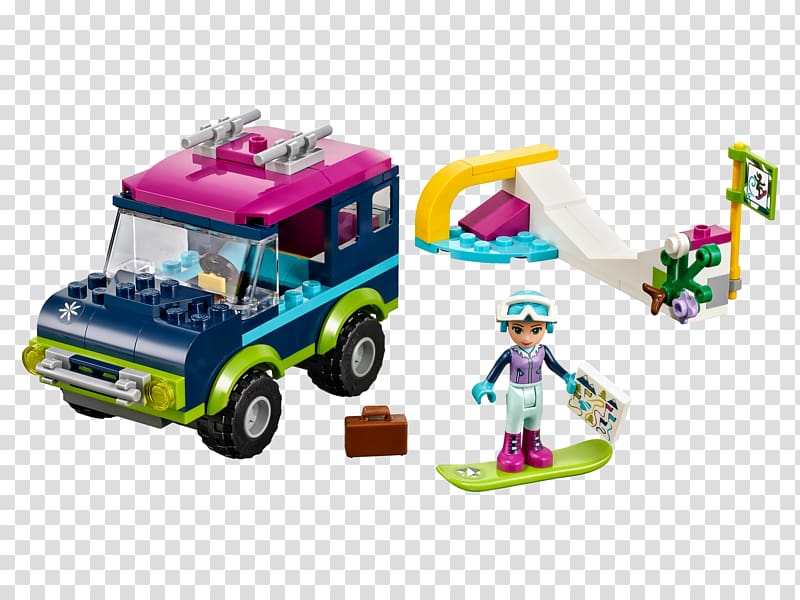 LEGO 41321 Friends Snow Resort Off-Roader LEGO Friends Toy LEGO 41319 Friends Snow Resort Hot Chocolate Van, toy transparent background PNG clipart