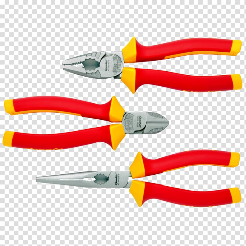 Diagonal pliers Tool Electrician Pincers, install the master transparent background PNG clipart
