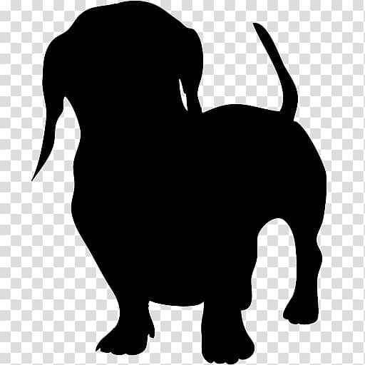 Dachshund Silhouette graphics, Silhouette transparent background PNG clipart