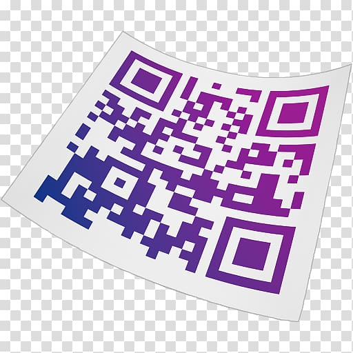 QR code 2D-Code Flashcode Barcode, Mecard transparent background PNG clipart
