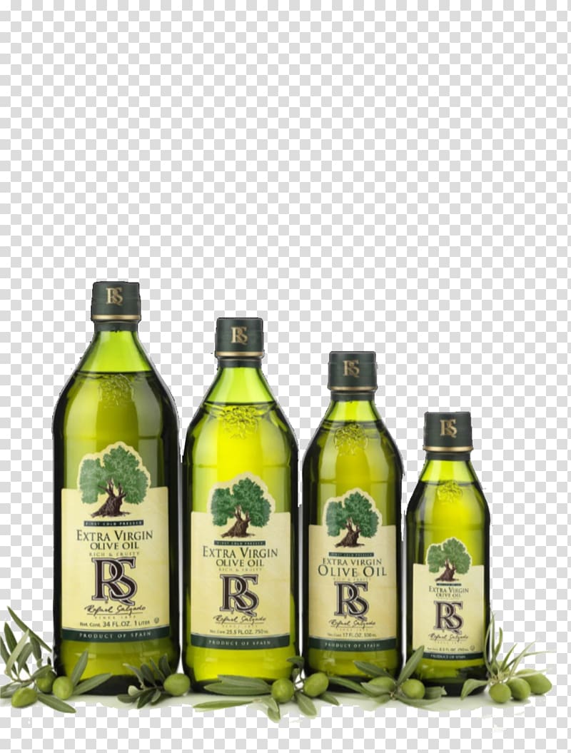 Olive oil Glass bottle, olive oil transparent background PNG clipart
