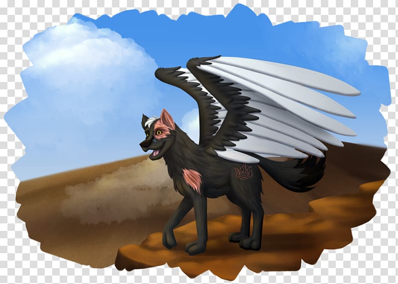 Dragon Cartoon, creative wolf avatar transparent background PNG clipart