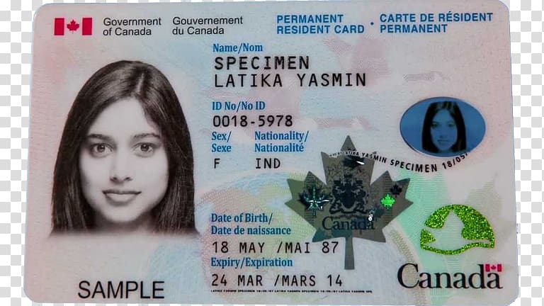 Canada permanent resident card Permanent residency in Canada Immigration, Refugees and Citizenship Canada, Canada transparent background PNG clipart