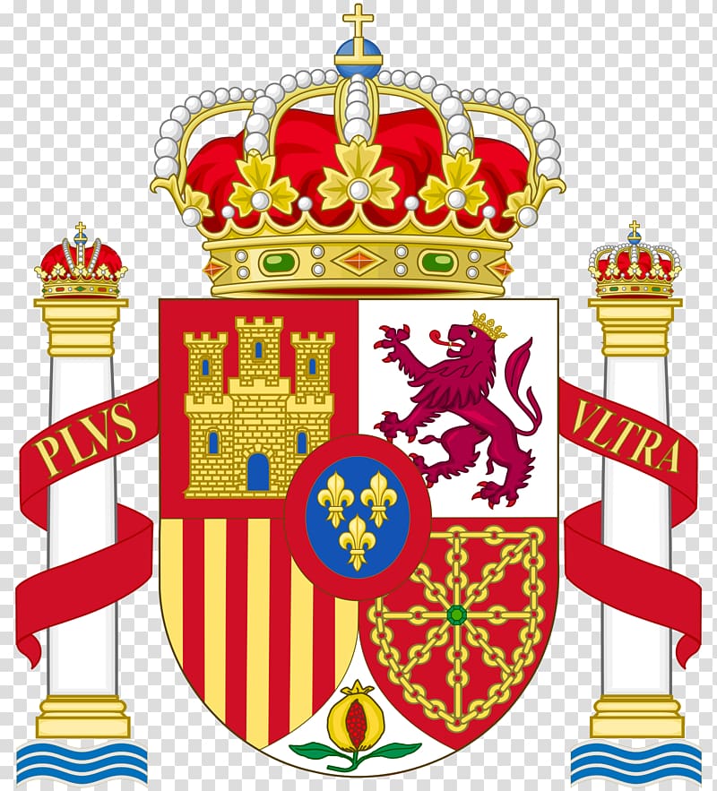Coat of arms of Spain Spanish Empire Coat of arms of the King of Spain, plus ultra transparent background PNG clipart