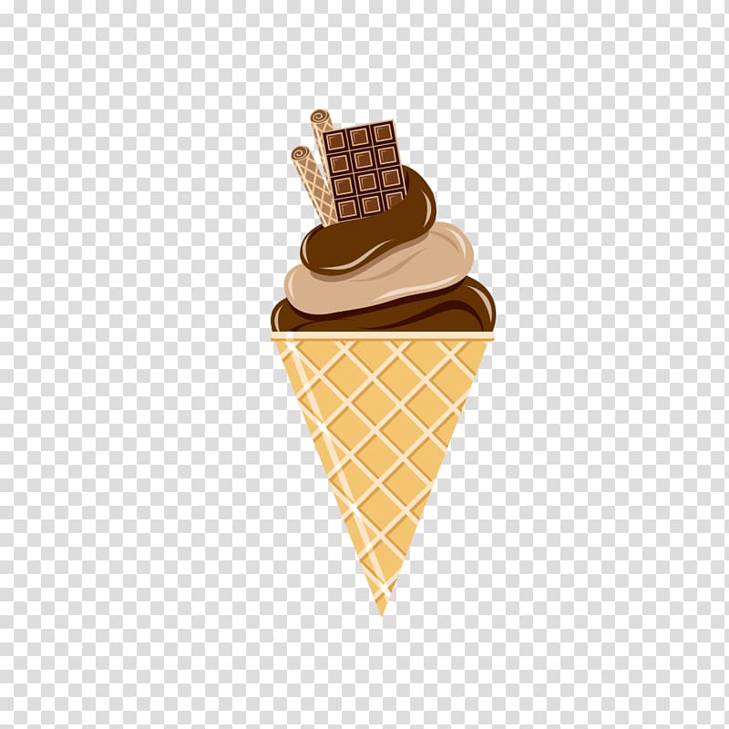 Ice cream cone Tart Chocolate ice cream, ice cream transparent background PNG clipart