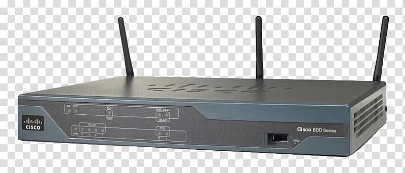 Wireless router Cisco Systems IEEE 802.11n-2009 Cisco 881W, others transparent background PNG clipart