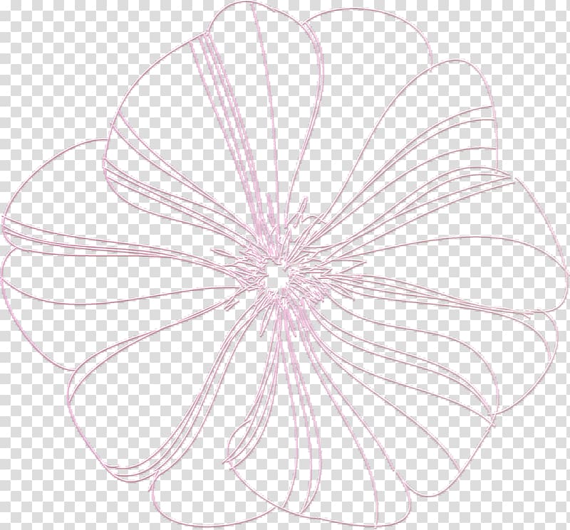 Drawing Petal /m/02csf Line Pink M, delicate lace transparent background PNG clipart
