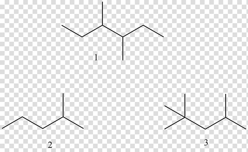 Alkane Propyl group Structural isomer 2,3-dimethylpentane 2,3-Dimethylbutane, chemistry transparent background PNG clipart