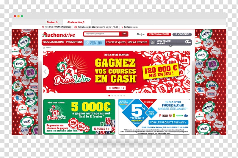 Brand Advertising, auchan transparent background PNG clipart