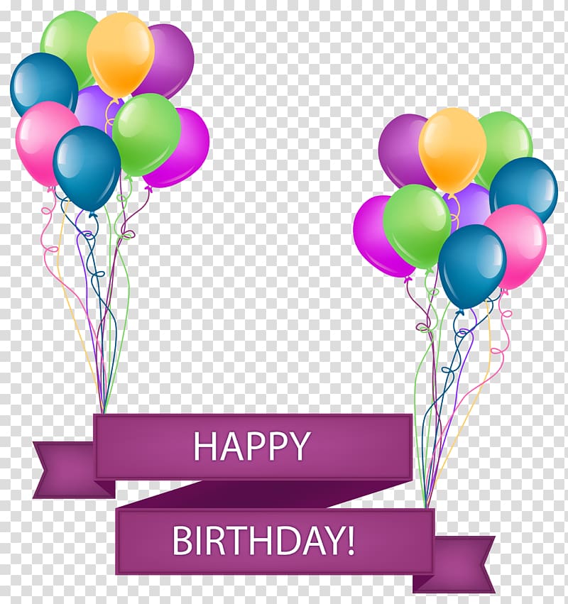 Happy Birthday to You Wish Greeting card , Birthday Banners transparent background PNG clipart