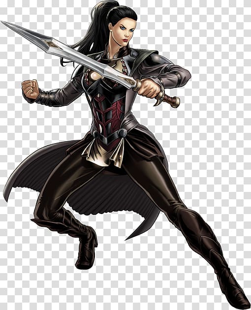 Sif Thor Marvel: Avengers Alliance Valkyrie Enchantress, spider woman transparent background PNG clipart