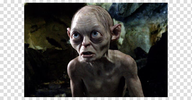 Gollum The Lord of the Rings The Hobbit Middle-earth Frodo Baggins, the hobbit transparent background PNG clipart