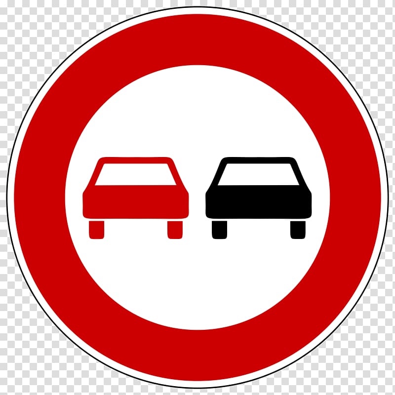 Overtaking Traffic sign Almanya\'daki otoyollar Speed limit, Traffic Signs transparent background PNG clipart