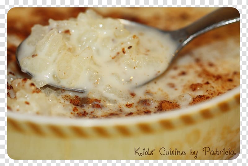Pudding Frozen dessert Recipe Dish, arroz con leche transparent background PNG clipart