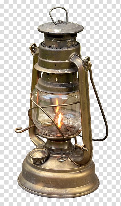 Kerosene lamp Light Lantern Oil lamp, light transparent background PNG clipart