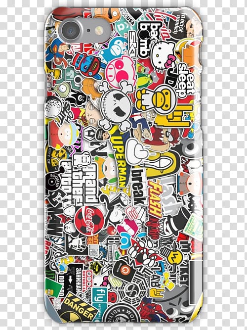 iPhone 6S iPhone 4S Apple iPhone 7 Plus, sticker bomb transparent background PNG clipart