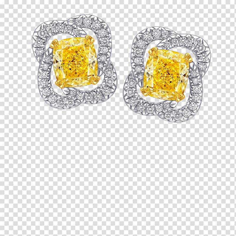 Earring Jewellery Diamond Carat Necklace, (2) transparent background PNG clipart