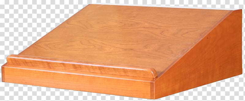 Lectern Table Standing desk Hutch, wooden table top transparent background PNG clipart