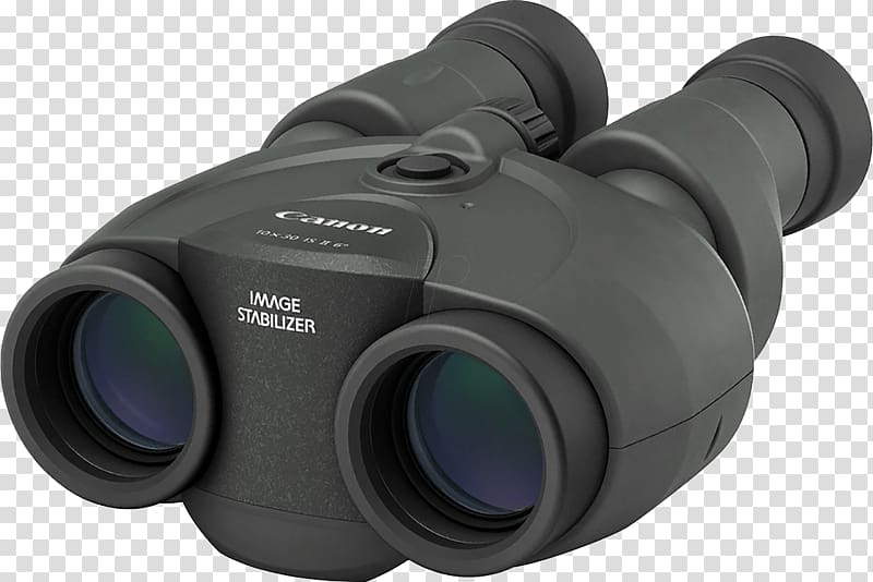 Canon EOS -stabilized binoculars stabilization, binocular transparent background PNG clipart