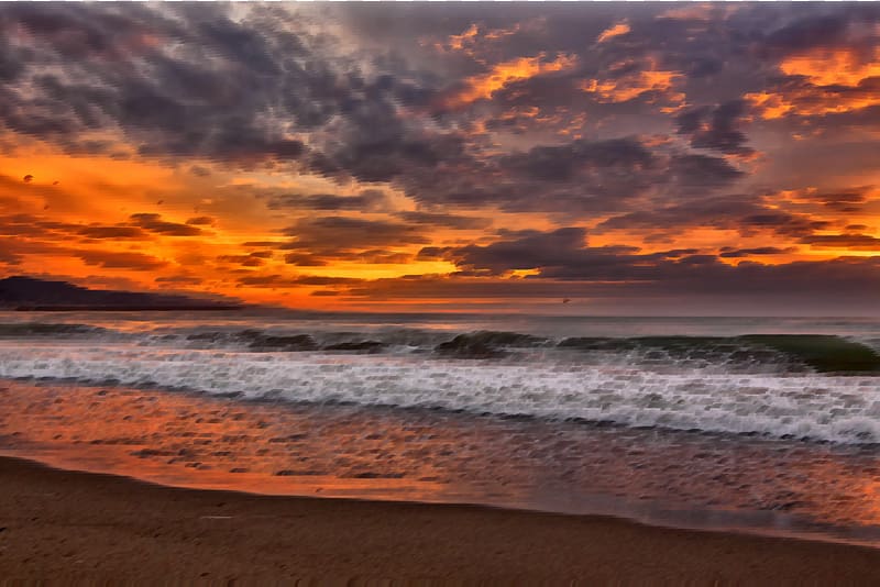 Cherai Beach Shore Sunset Desktop , Beaches transparent background PNG clipart