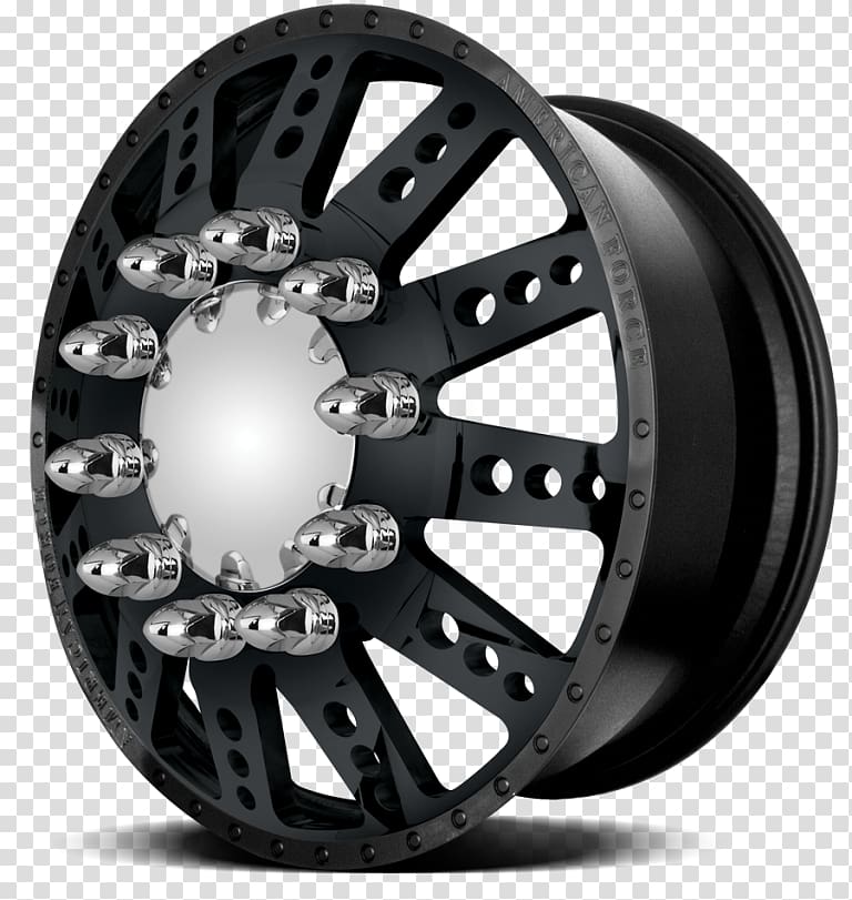 Alloy wheel Rim Spoke Tire, american force wheels catalog transparent background PNG clipart