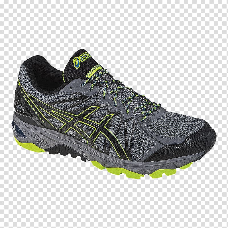 ASICS Sports shoes Running Gel Fuji Trabuco 3, Lime Green Dress Shoes for Women transparent background PNG clipart