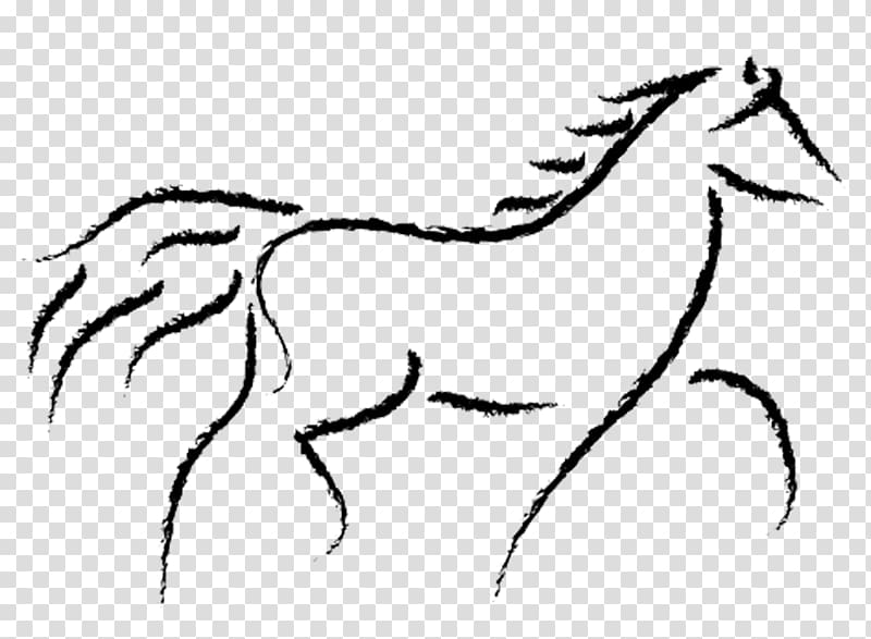 American Quarter Horse Arabian horse Drawing Canter and gallop , mink transparent background PNG clipart