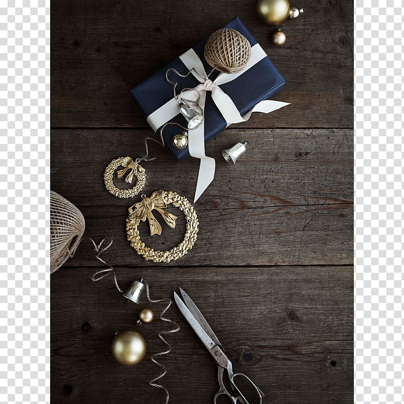 Christmas Julekrans Wreath Gold Kerstkrans, christmas transparent background PNG clipart
