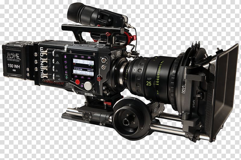 4K resolution High-speed camera Phantom Cam Vision Research Slow motion, Camera transparent background PNG clipart