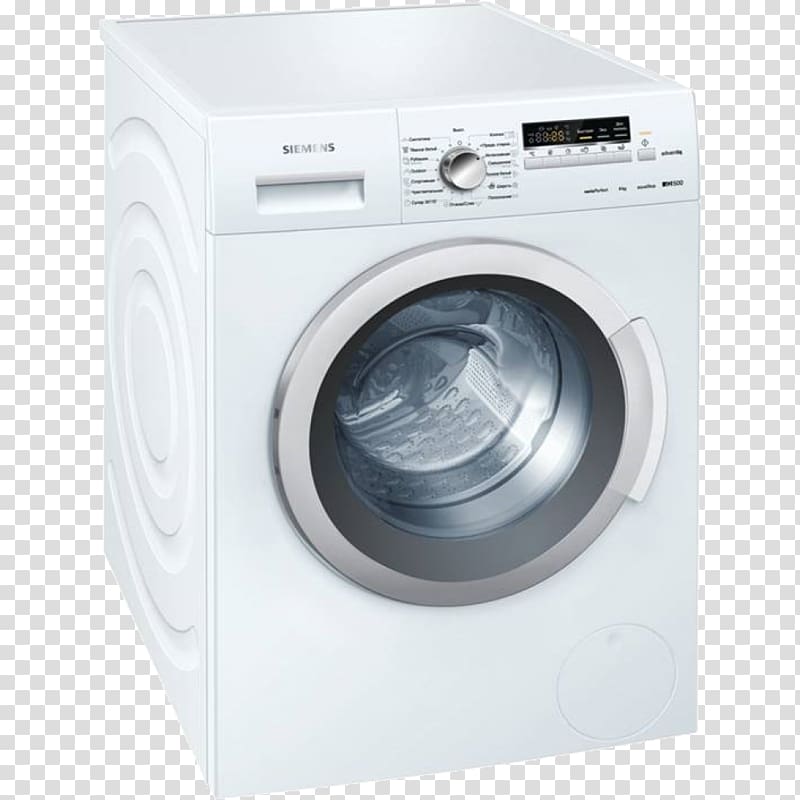 Washing Machines Combo washer dryer Clothes dryer Siemens Home appliance, movable type machine transparent background PNG clipart