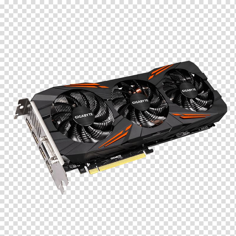 Graphics Cards & Video Adapters NVIDIA GeForce GTX 1080 Gigabyte Technology 英伟达精视GTX, others transparent background PNG clipart