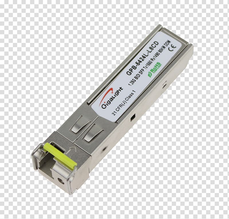 XFP transceiver Small form-factor pluggable transceiver 10 Gigabit Ethernet CWDM Gigabit interface converter, others transparent background PNG clipart