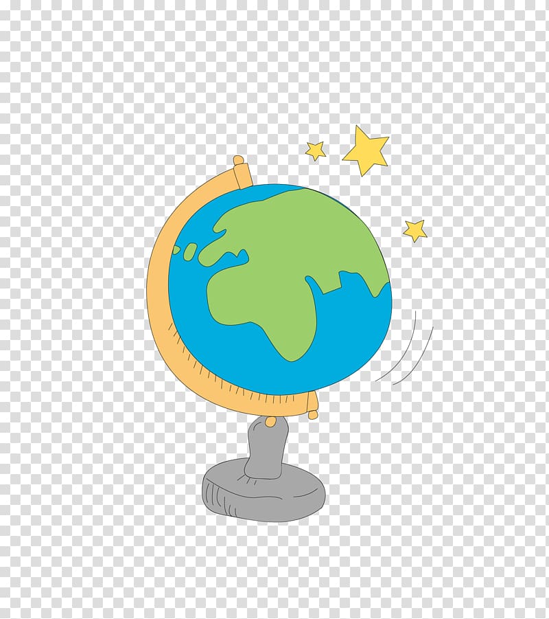 Globe Cartoon Illustration, globe transparent background PNG clipart