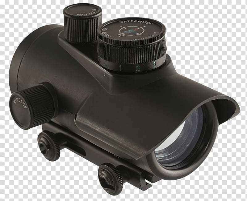 Red dot sight Reflector sight Telescopic sight Firearm, others transparent background PNG clipart