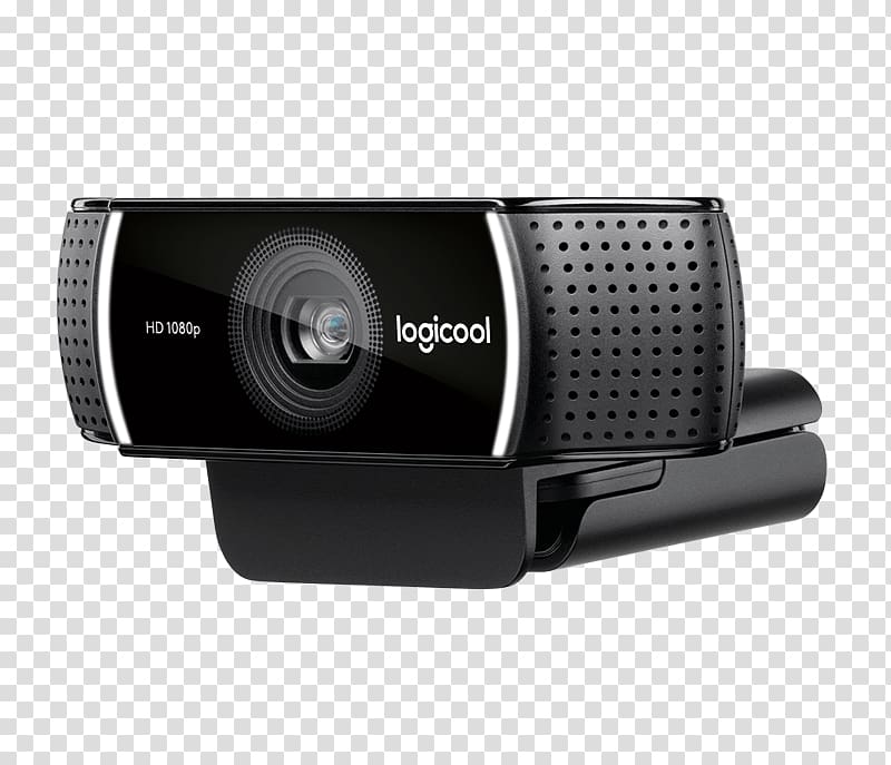 Logitech C922 Pro Stream Webcam Streaming media Camera 1080p, Webcam transparent background PNG clipart